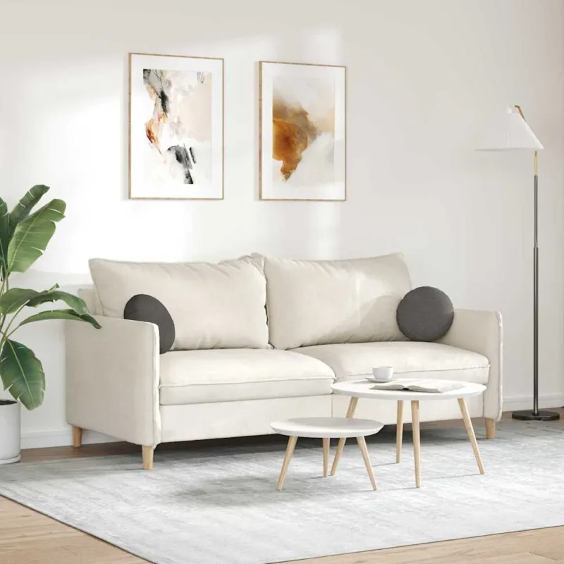 Sėdynių pagalvėlės 2 pcs Tamsiai pilka Ø30 x 13 cm