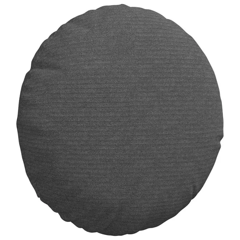 Sėdynių pagalvėlės 2 pcs Tamsiai pilka Ø30 x 13 cm