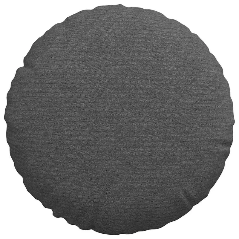 Sėdynių pagalvėlės 2 pcs Tamsiai pilka Ø30 x 13 cm