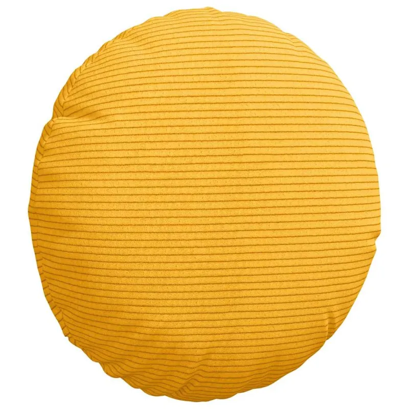 Sėdynių pagalvėlės 2 pcs Šviesi geltona Ø30 x 13 cm