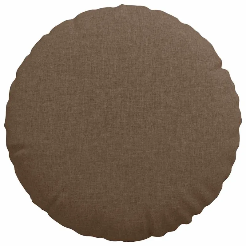 Sėdynių pagalvėlės 2 pcs Ruda Ø40 x 13 cm audinys