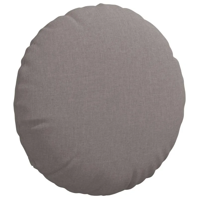 Sėdynių pagalvėlės 2 pcs Taupe Ø40 x 13 cm audinys