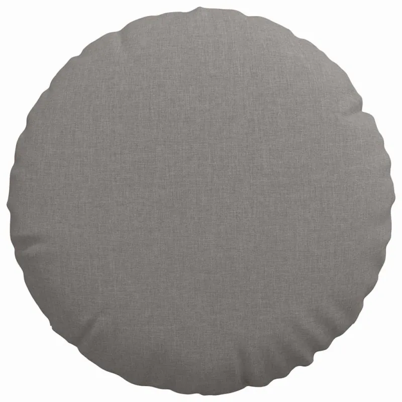 Sėdynių pagalvėlės 2 pcs Taupe Ø40 x 13 cm audinys