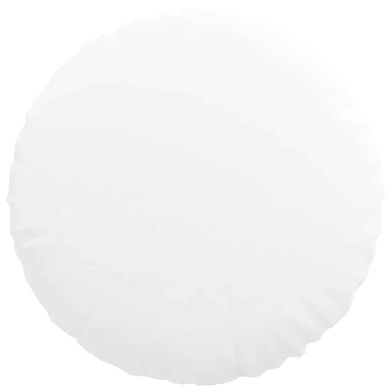 Sėdynių pagalvėlės 2 pcs Balta Ø40 x 13 cm audinys