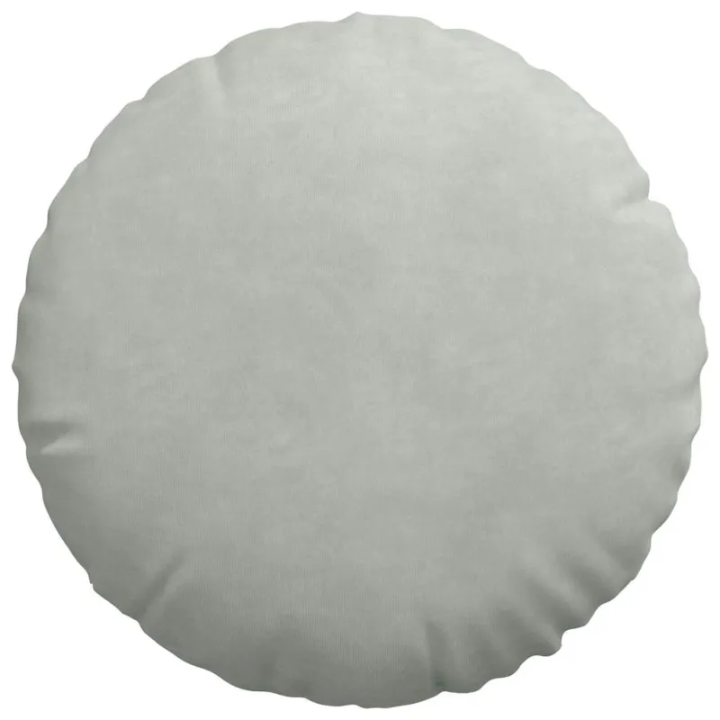 Sėdynių pagalvėlės 2 pcs Šviesiai pilka Ø 40 x 13 cm Aksomas