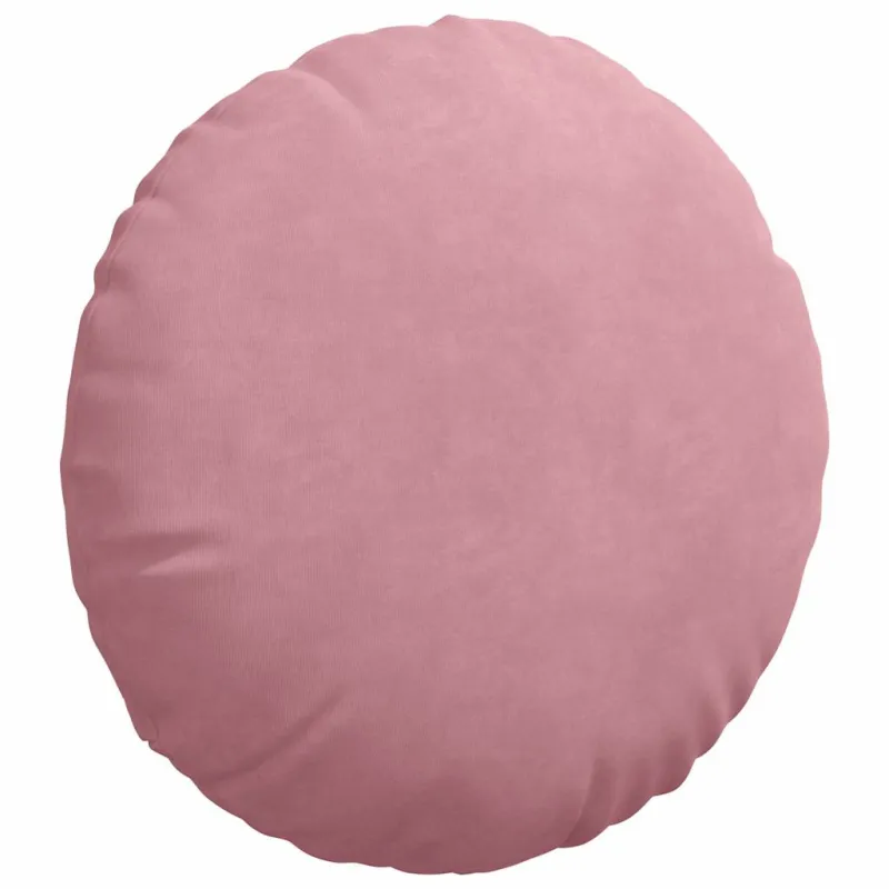 Sėdynių pagalvėlės 2 pcs Rožinė Ø 40 x 13 cm Aksomas