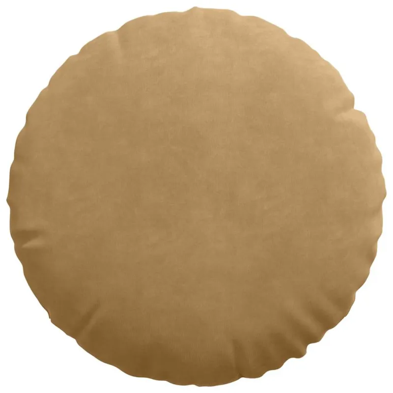 Sėdynių pagalvėlės 2 pcs Ruda Ø 40 x 13 cm Aksomas