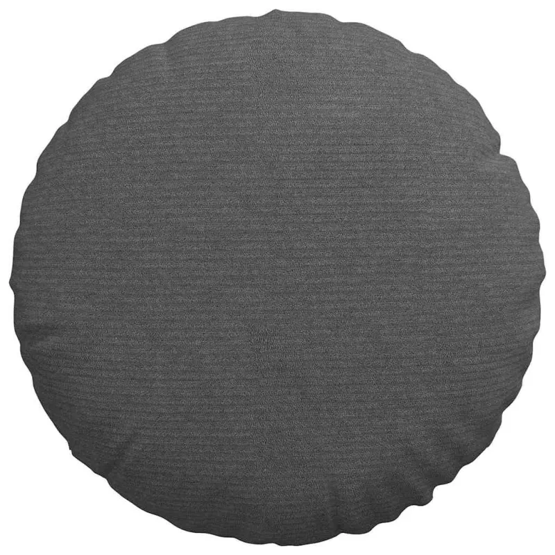 Sėdynių pagalvėlės 2 pcs Tamsiai pilka Ø 40 cm