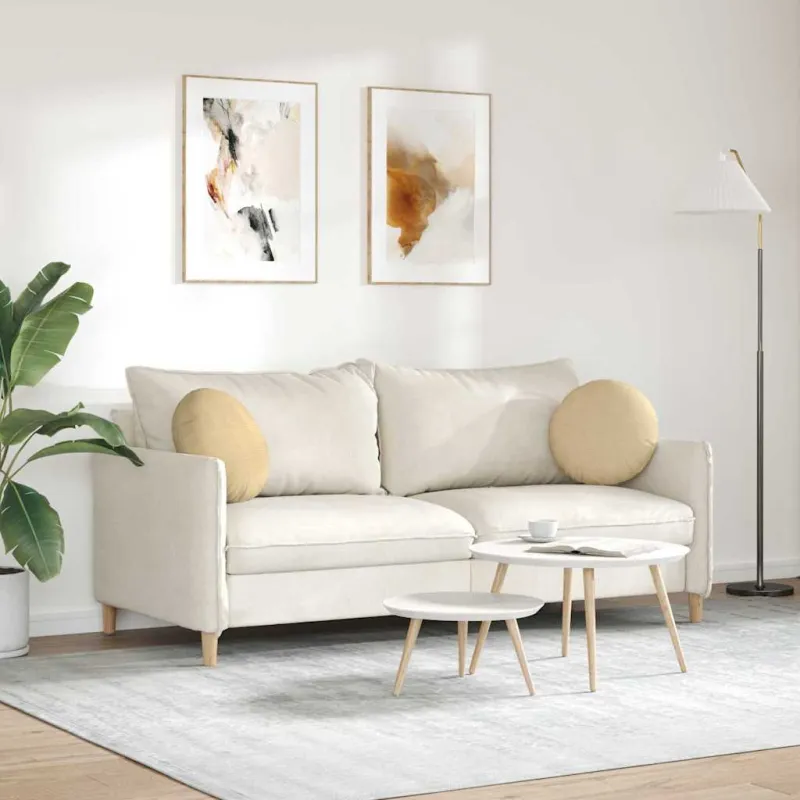 Sėdynių pagalvėlės 2 pcs Pilkai žalia Ø 40 cm