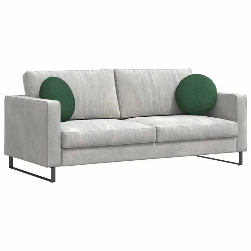 Sėdynių pagalvėlės 2 pcs Tamsiai žalia Ø 40 cm