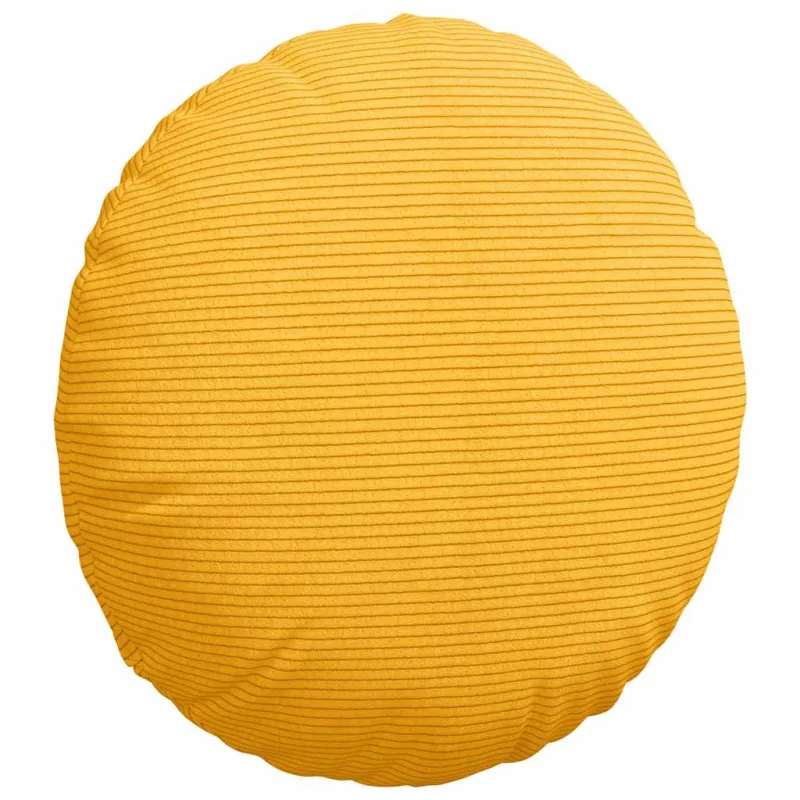 Sėdynių pagalvėlės 2 pcs Šviesi geltona Ø 40 cm
