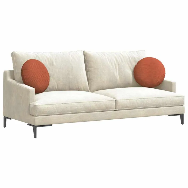 Sėdynių pagalvėlės 2 pcs Raudona oranžinė Ø 40 cm