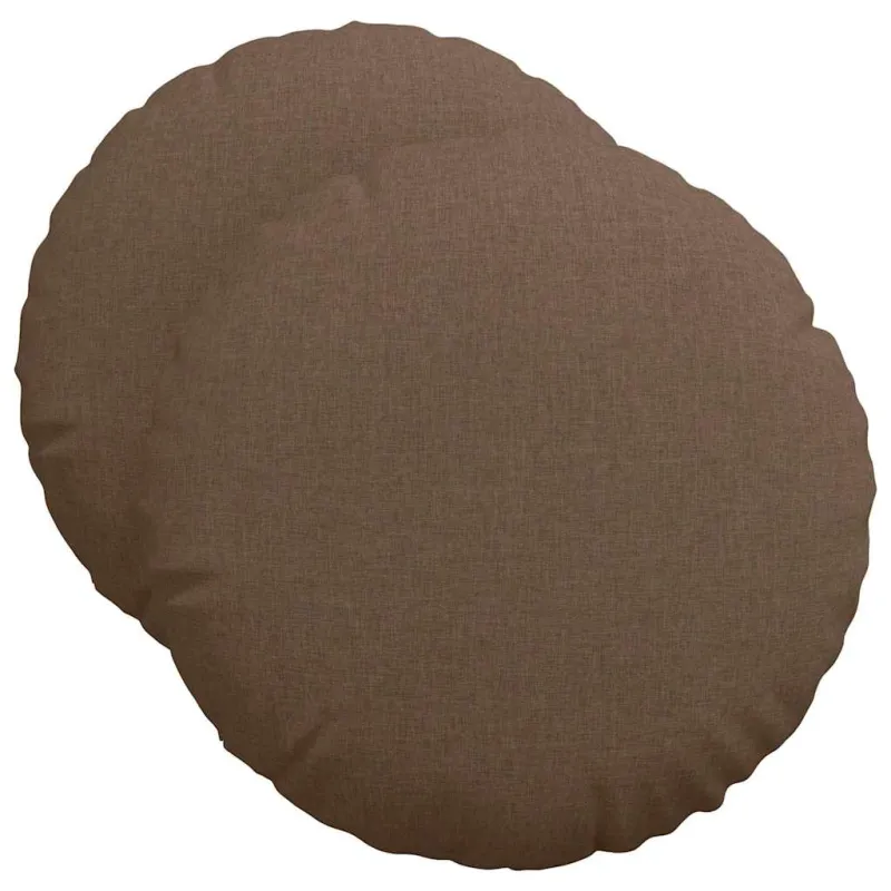 Sėdynių pagalvėlės 2 pcs Ruda Ø50 x 19 cm audinys