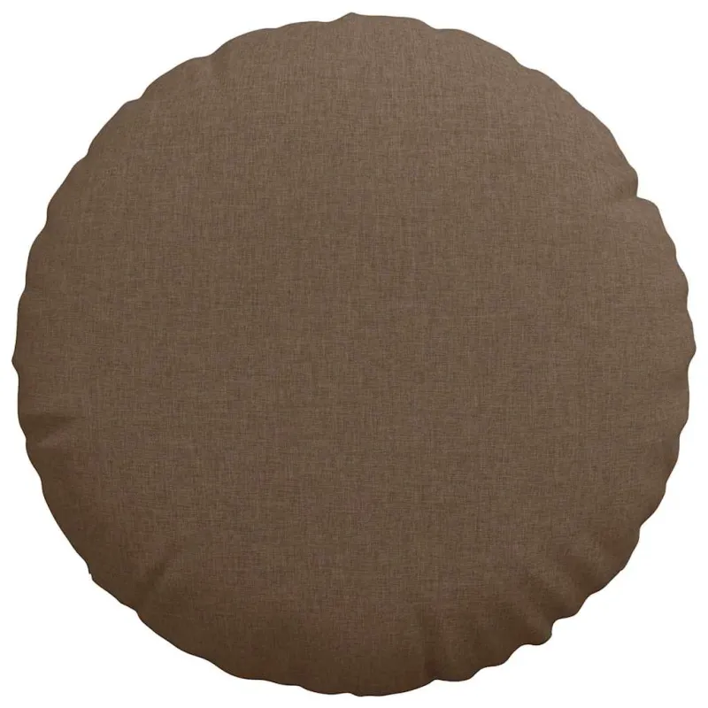 Sėdynių pagalvėlės 2 pcs Ruda Ø50 x 19 cm audinys