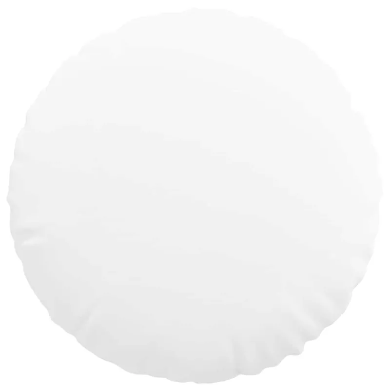Sėdynių pagalvėlės 2 pcs Balta Ø50 x 19 cm audinys