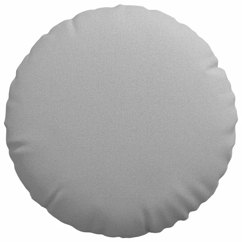 Sėdynių pagalvėlės 2 pcs Debesų pilka Ø50 x 19 cm audinys