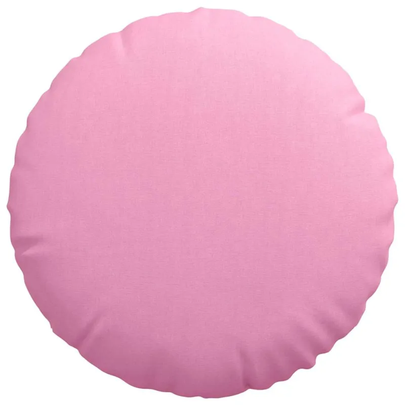 Sėdynių pagalvėlės 2 pcs Rožinė Ø50 x 19 cm audinys
