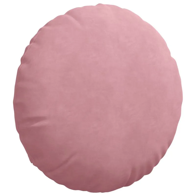 Sėdynių pagalvėlės 2 pcs Rožinė Ø50 x 19 cm Aksomas