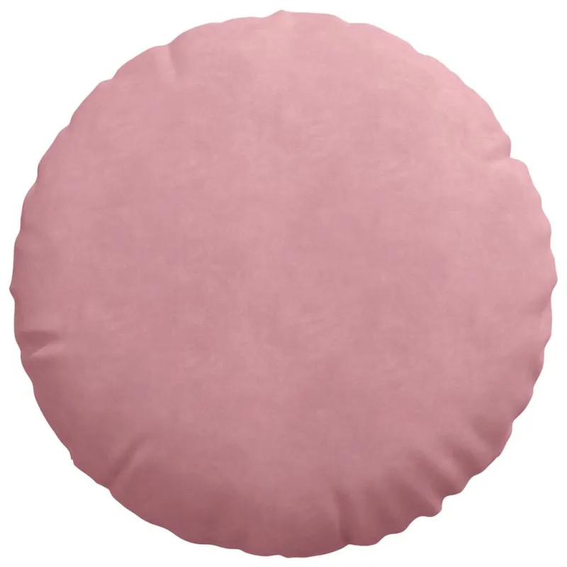 Sėdynių pagalvėlės 2 pcs Rožinė Ø50 x 19 cm Aksomas