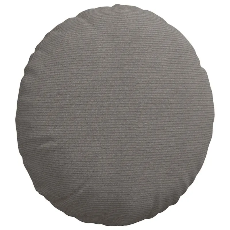 Sėdynių pagalvėlės 2 pcs Šviesiai pilka Ø50 x 19 cm
