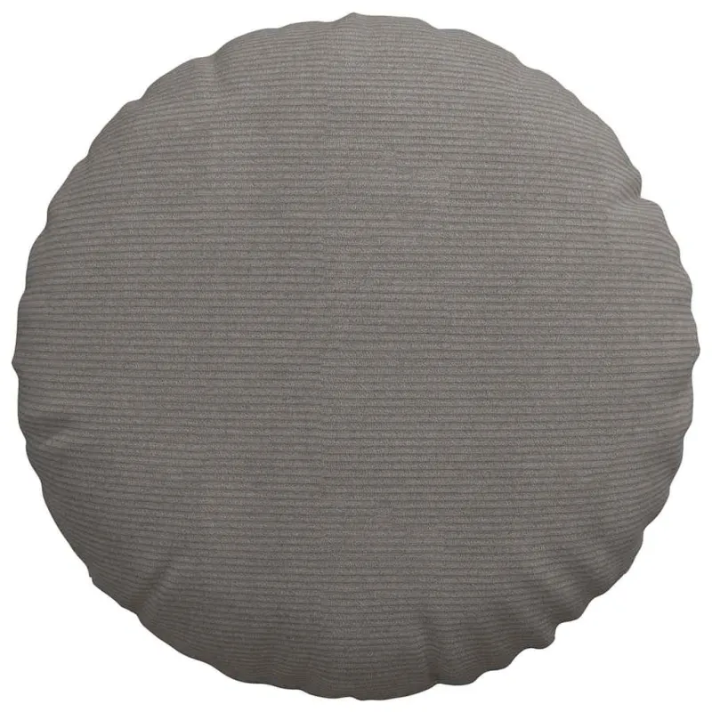 Sėdynių pagalvėlės 2 pcs Šviesiai pilka Ø50 x 19 cm