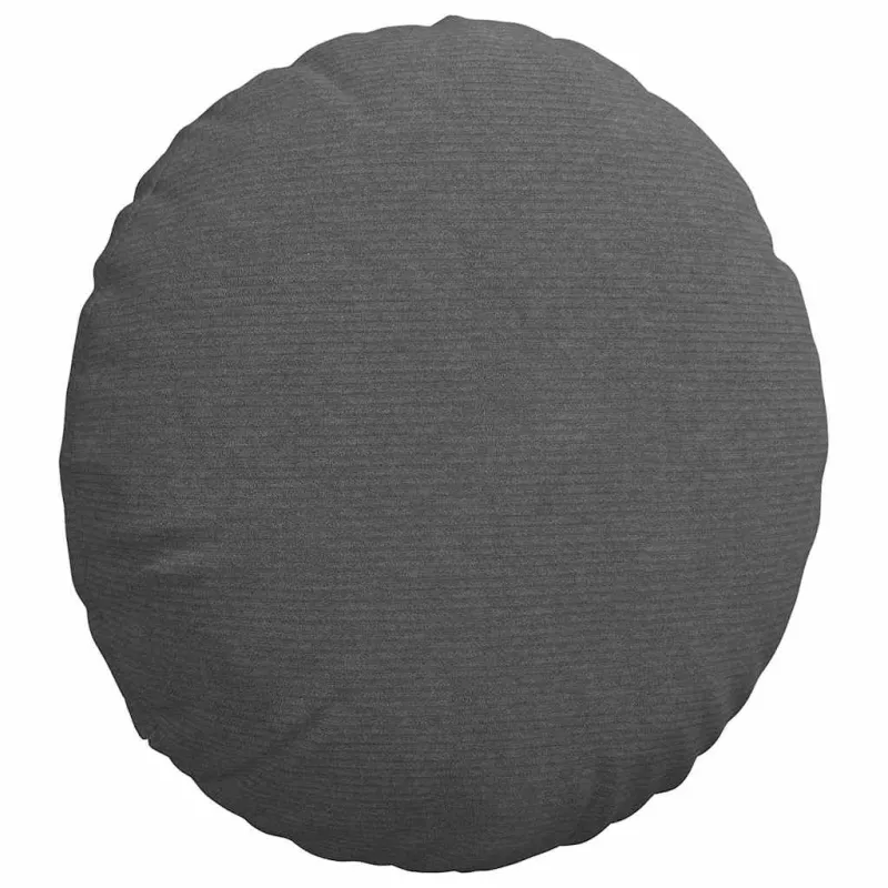 Sėdynių pagalvėlės 2 pcs Tamsiai pilka Ø50 x 19 cm