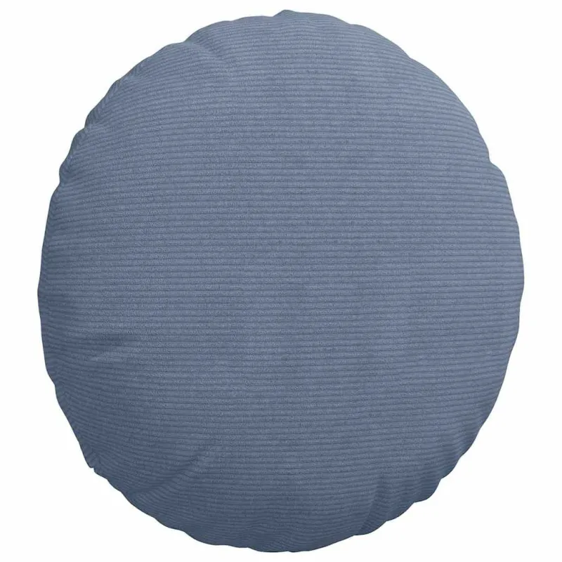 Sėdynių pagalvėlės 2 pcs Mėlyna Ø50 x 19 cm Kordūrinis audinys