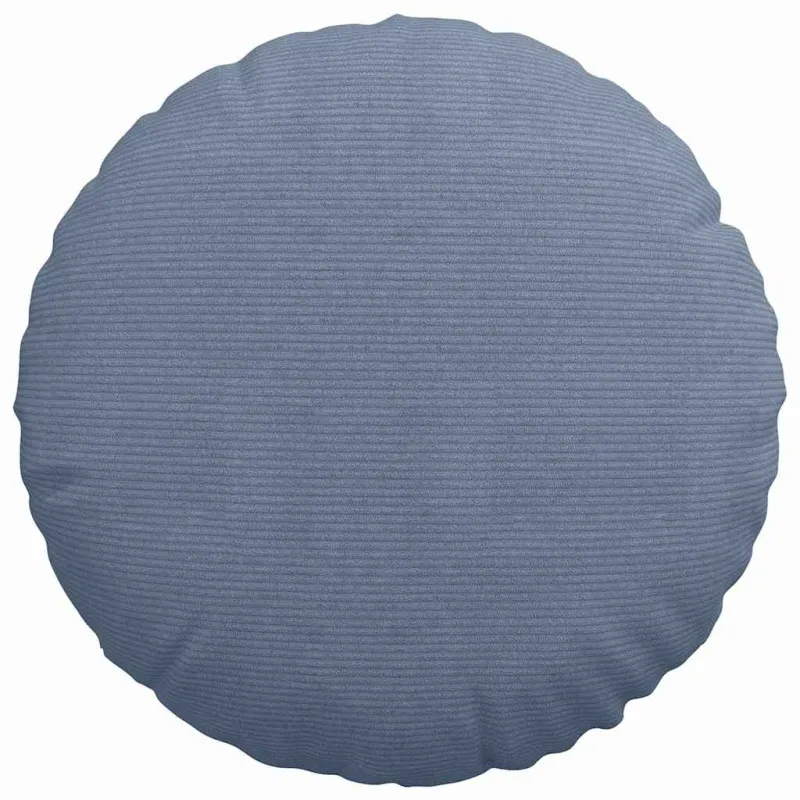 Sėdynių pagalvėlės 2 pcs Mėlyna Ø50 x 19 cm Kordūrinis audinys