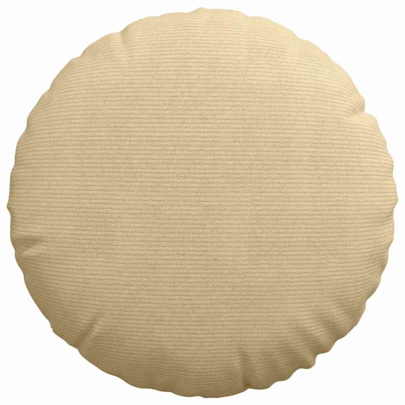 Sėdynių pagalvėlės 2 pcs Pilkai žalia Ø50 x 19 cm