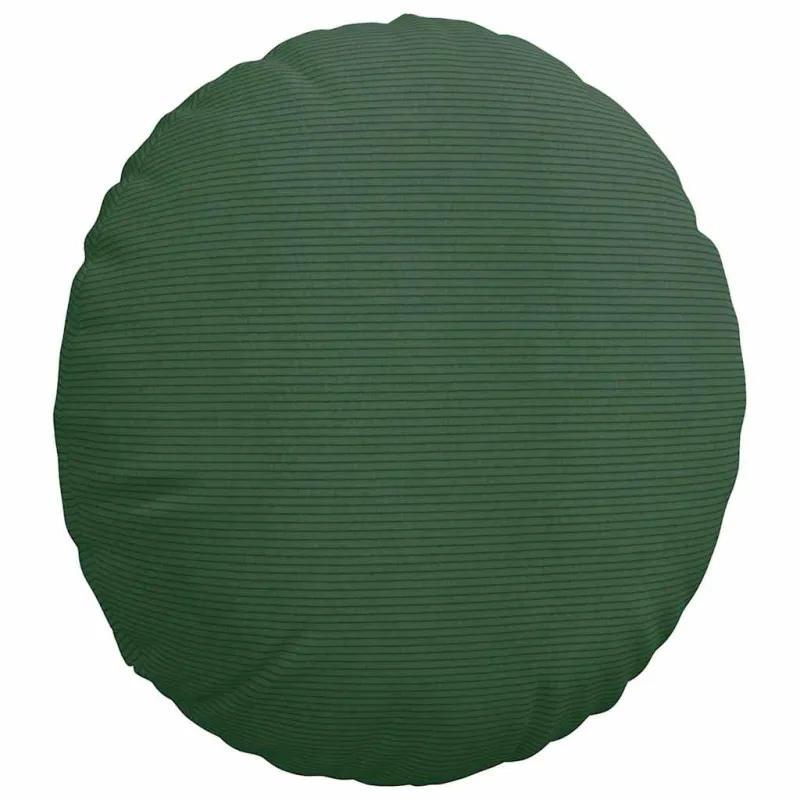 Sėdynių pagalvėlės 2 pcs Tamsiai žalia Ø50 x 19 cm
