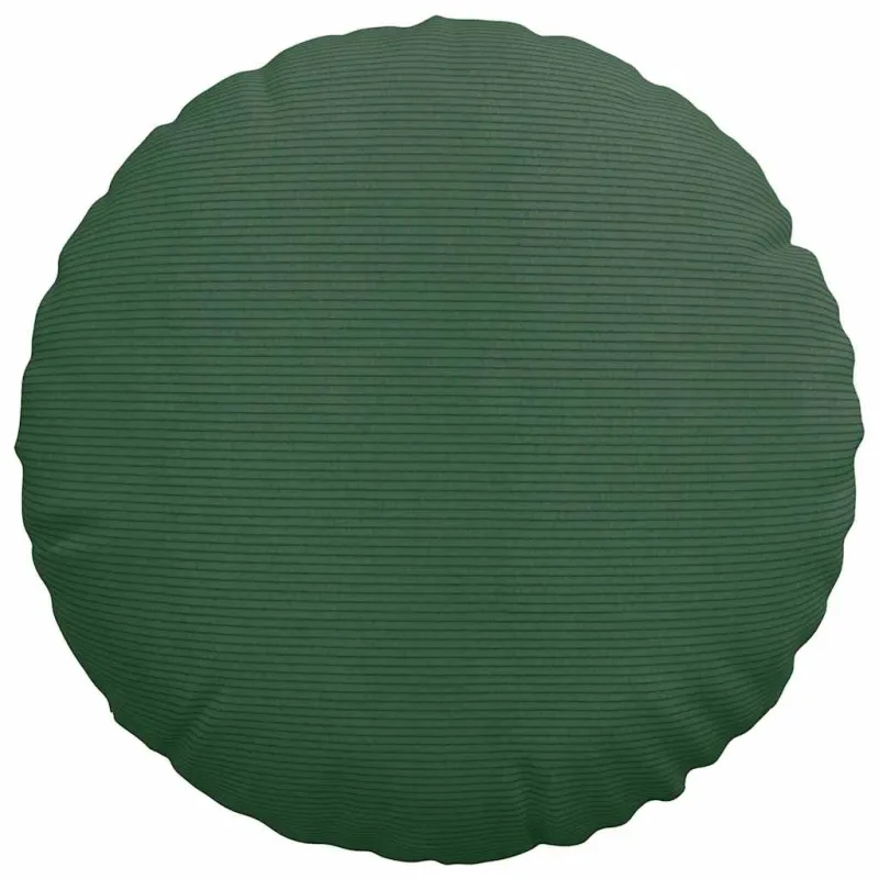 Sėdynių pagalvėlės 2 pcs Tamsiai žalia Ø50 x 19 cm
