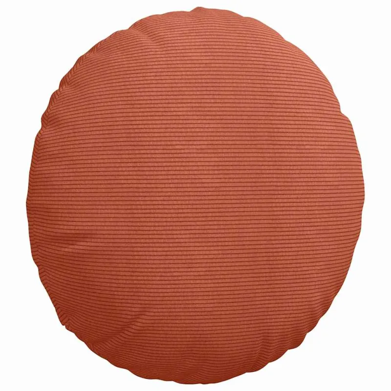 Sėdynių pagalvėlės 2 pcs Raudona oranžinė Ø50 x 19 cm