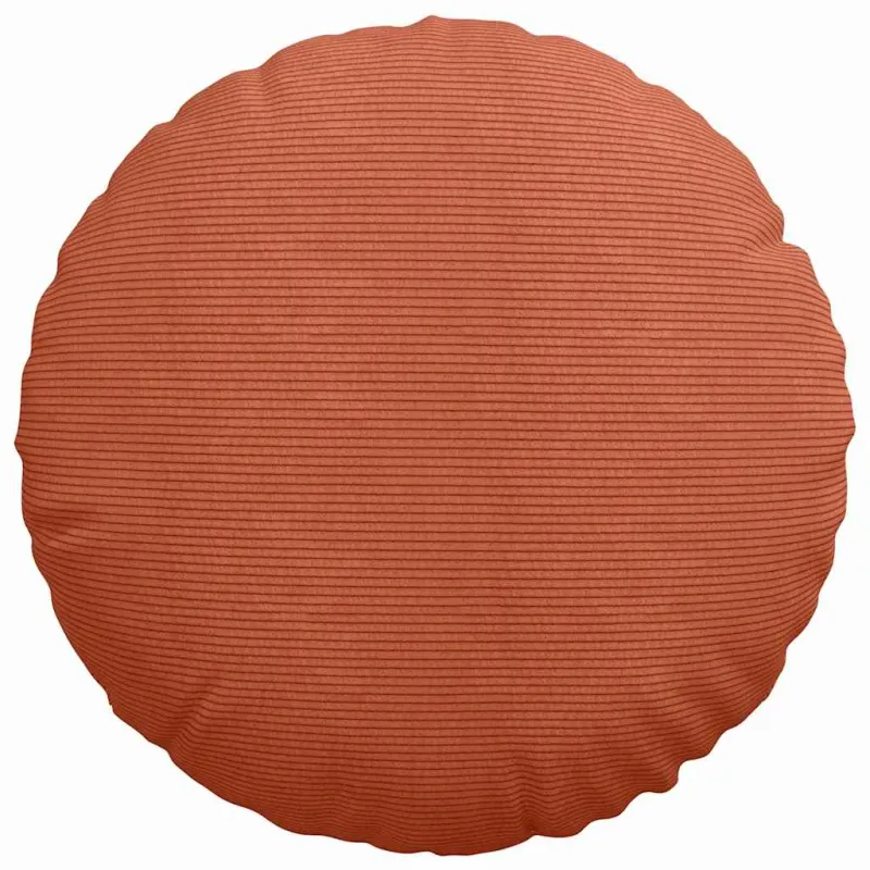 Sėdynių pagalvėlės 2 pcs Raudona oranžinė Ø50 x 19 cm