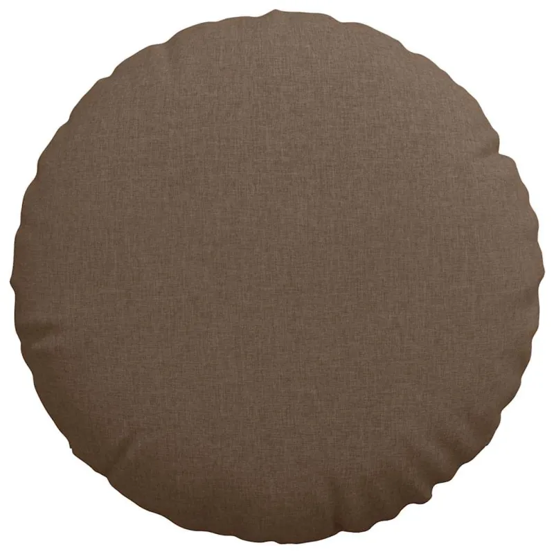 Sėdynių pagalvėlės 2 pcs Ruda Ø60 x 21 cm audinys