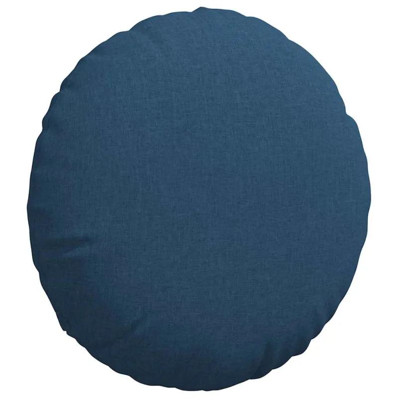 Sėdynių pagalvėlės 2 pcs Mėlyna Ø60 x 21 cm audinys