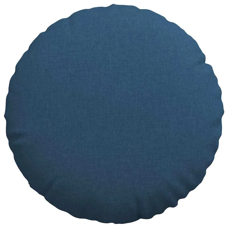 Sėdynių pagalvėlės 2 pcs Mėlyna Ø60 x 21 cm audinys
