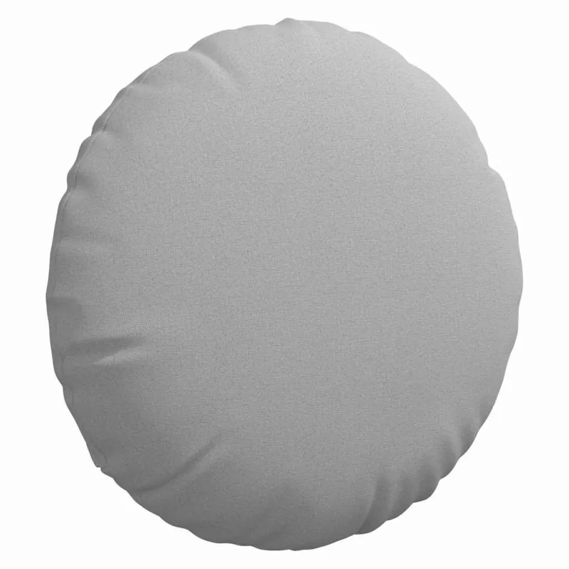 Sėdynių pagalvėlės 2 pcs Debesų pilka Ø60 x 21 cm audinys