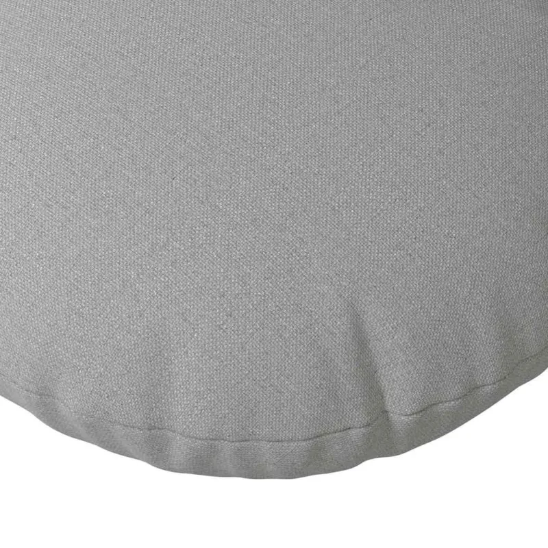 Sėdynių pagalvėlės 2 pcs Debesų pilka Ø60 x 21 cm audinys