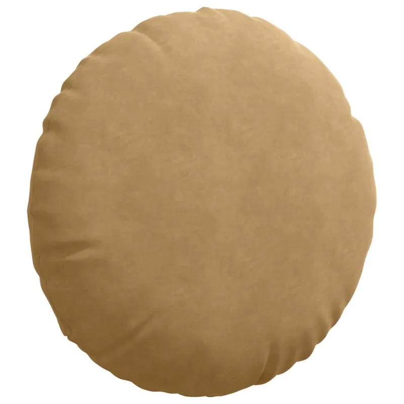 Sėdynių pagalvėlės 2 pcs Ruda Ø60 x 21 cm Aksomas