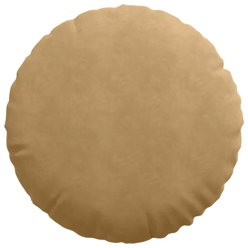 Sėdynių pagalvėlės 2 pcs Ruda Ø60 x 21 cm Aksomas