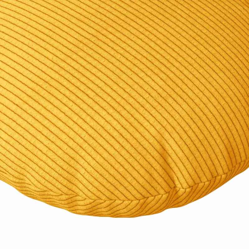 Sėdynių pagalvėlės 2 pcs Šviesi geltona Ø60 x 21 cm