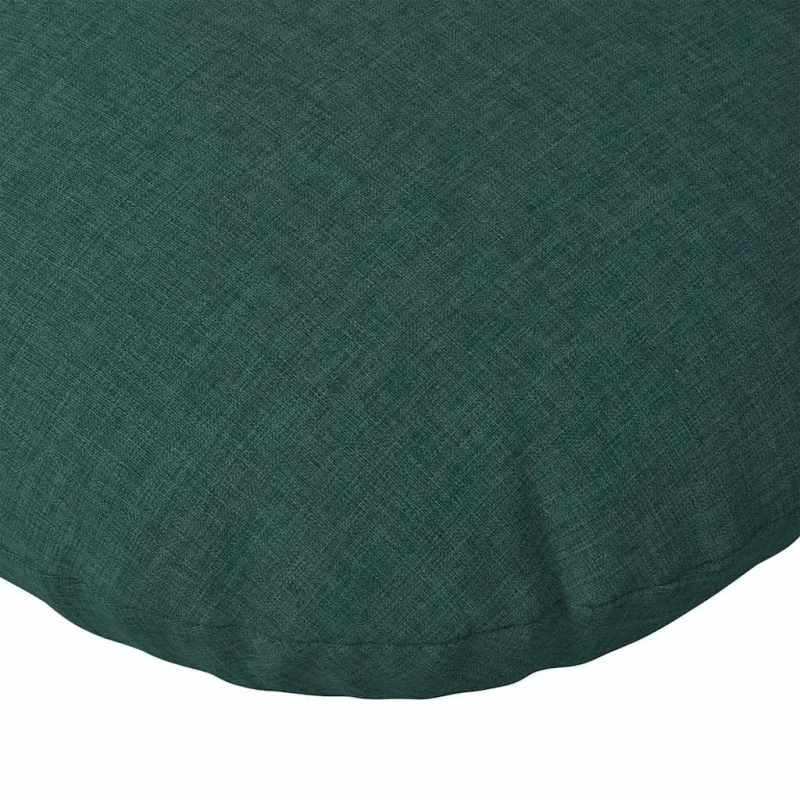 Sėdynių pagalvėlės 2 pcs Tamsiai žalia Ø80 x 29 cm audinys