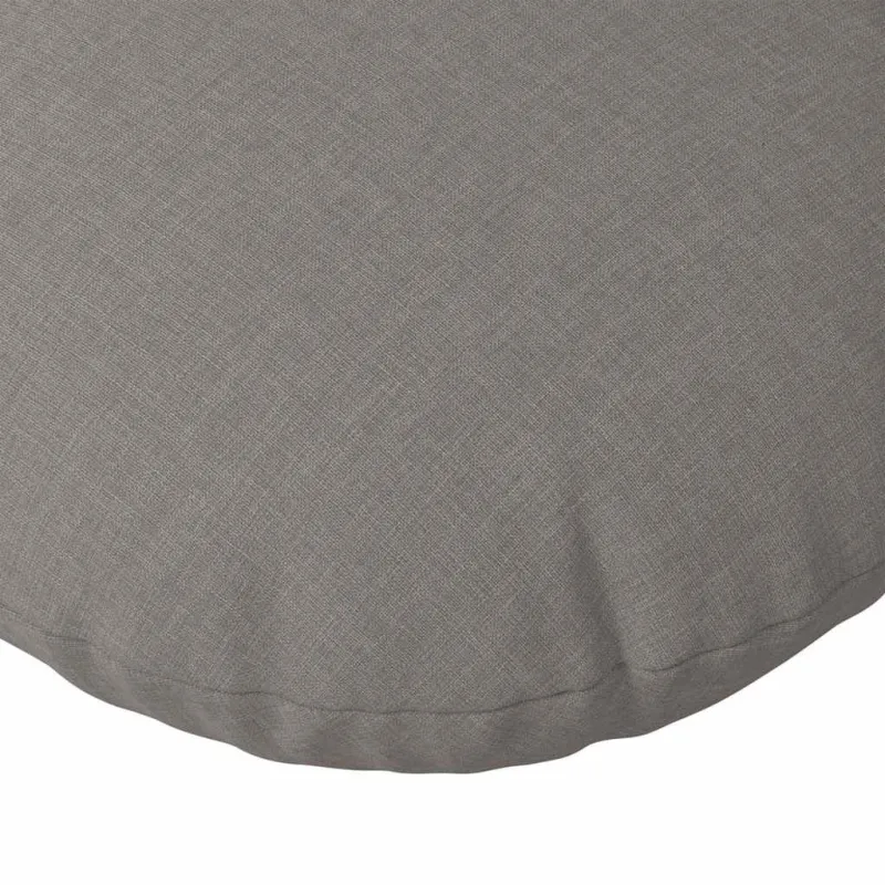 Sėdynių pagalvėlės 2 pcs Taupe Ø80 x 29 cm audinys