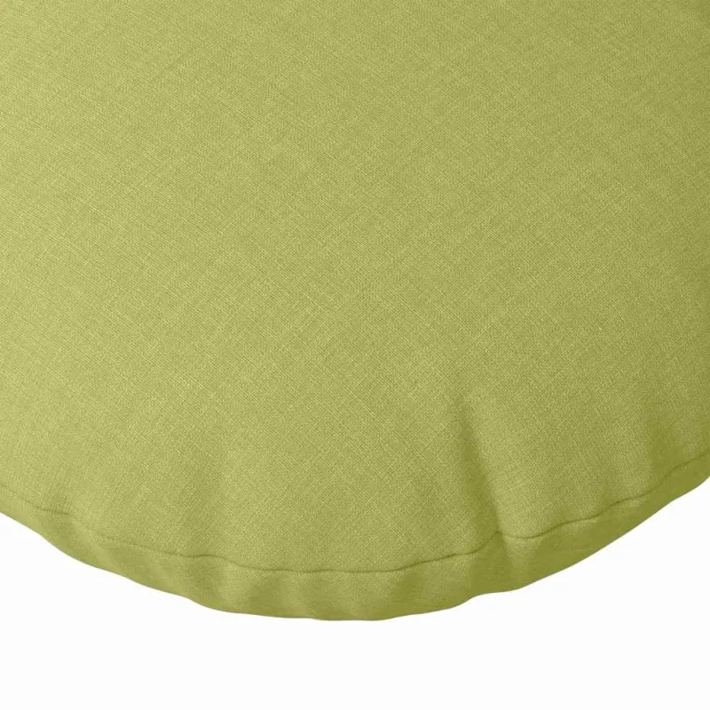 Sėdynių pagalvėlės 2 pcs Šviesiai žalia Ø80 x 29 cm audinys