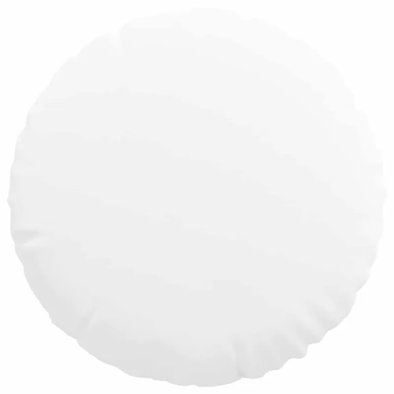 Sėdynių pagalvėlės 2 pcs Balta Ø80 x 29 cm audinys