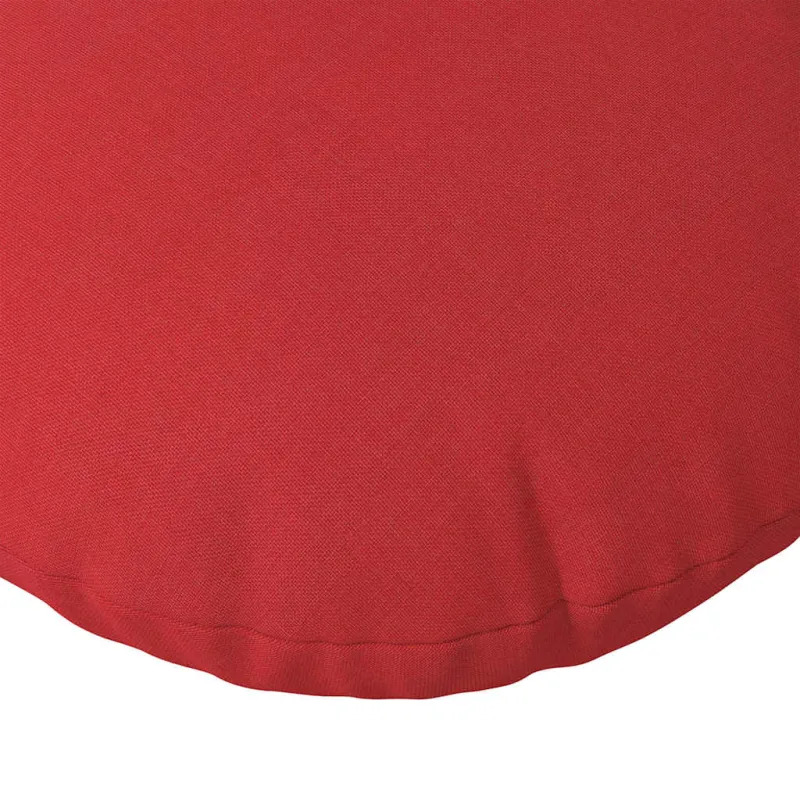 Sėdynių pagalvėlės 2 pcs Raudona Ø80 x 29 cm audinys