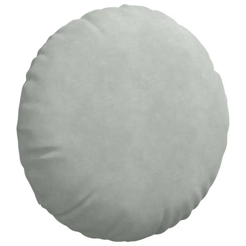 Sėdynių pagalvėlės 2 pcs Šviesiai pilka Ø 40 x 13 cm Aksomas