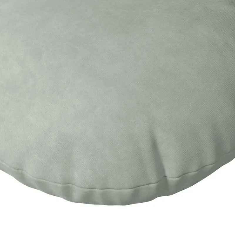 Sėdynių pagalvėlės 2 pcs Šviesiai pilka Ø 40 x 13 cm Aksomas