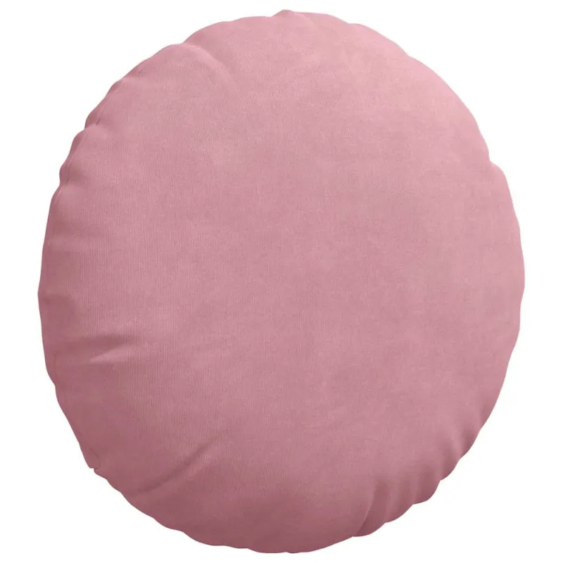 Sėdynių pagalvėlės 2 pcs Rožinė Ø 80 x 29 cm Aksomas