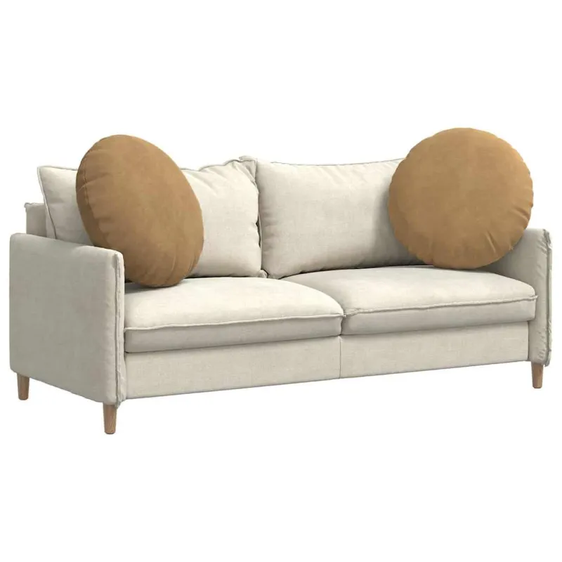Sėdynių pagalvėlės 2 pcs Ruda Ø 80 x 29 cm Aksomas